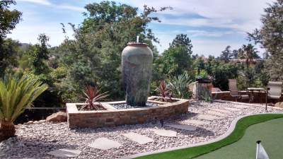 Fountains, water features